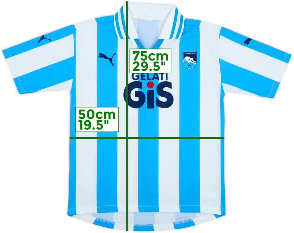 2000-01 Pescara Home Shirt - 9/10 - (M)