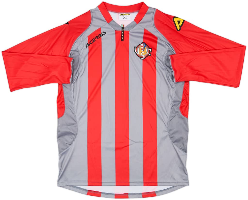 2010-11 US Cremonese Home L/S Shirt - 9/10 - (XL)