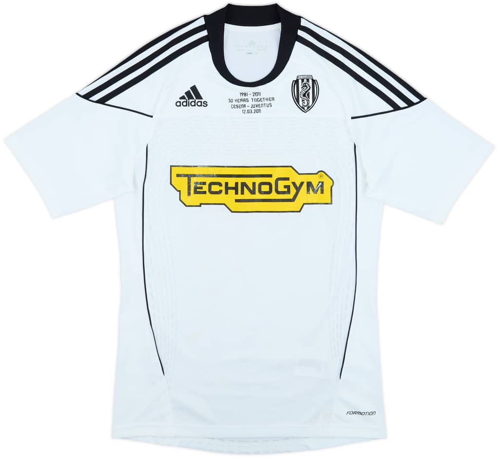 2010-11 Cesena 'vs Juventus' Home Shirt - 6/10 - (S)