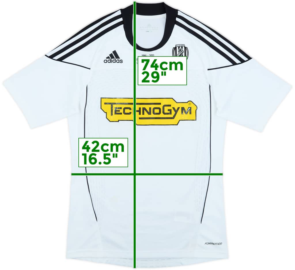 2010-11 Cesena 'vs Juventus' Home Shirt - 6/10 - (S)