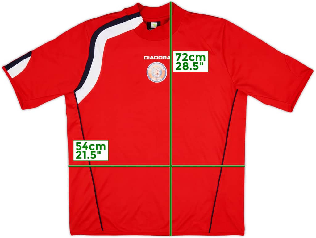 2006-07 Sambenedettese Diadora Training Shirt - 6/10 - (L)