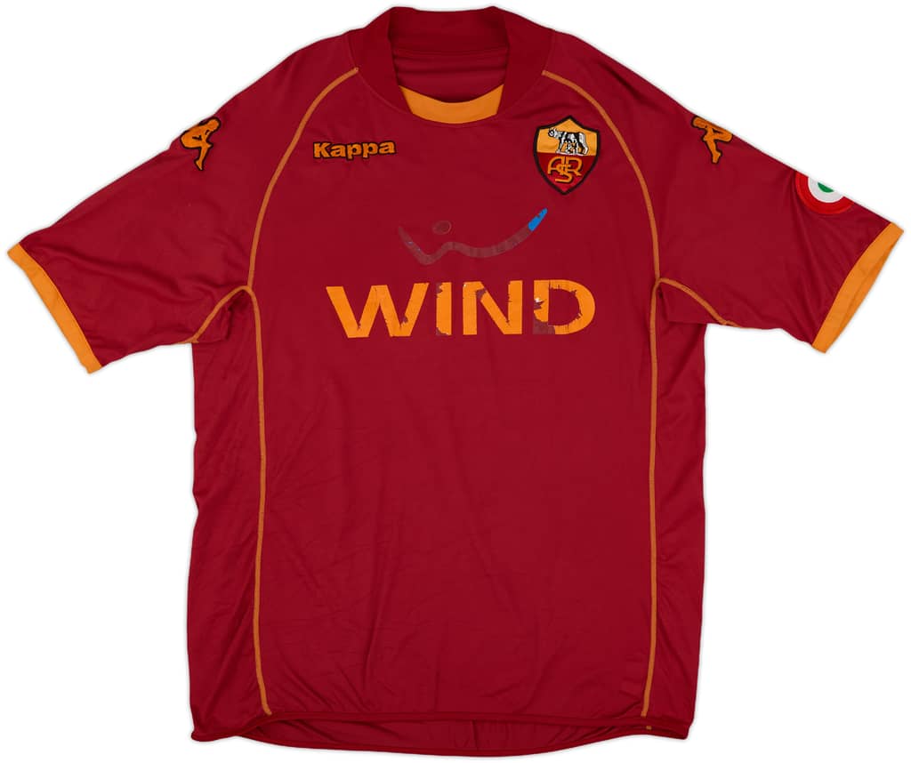 2008-09 Roma Home Shirt - 5/10 - (XXL)