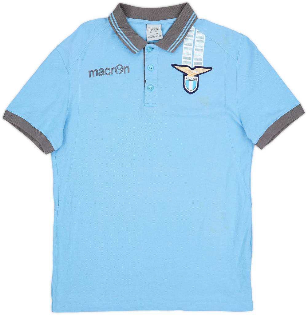 2013-14 Lazio Macron Polo Shirt - 7/10 - (L)