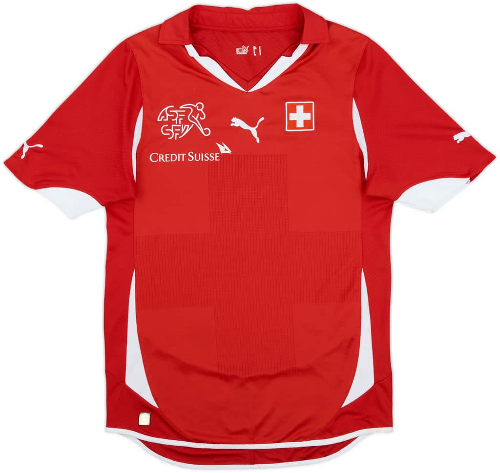 2010-11 Switzerland Home Shirt - 8/10 - (S)