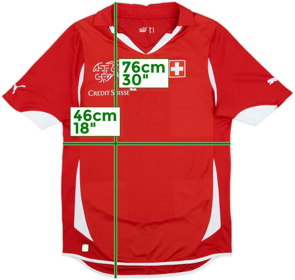 2010-11 Switzerland Home Shirt - 8/10 - (S)