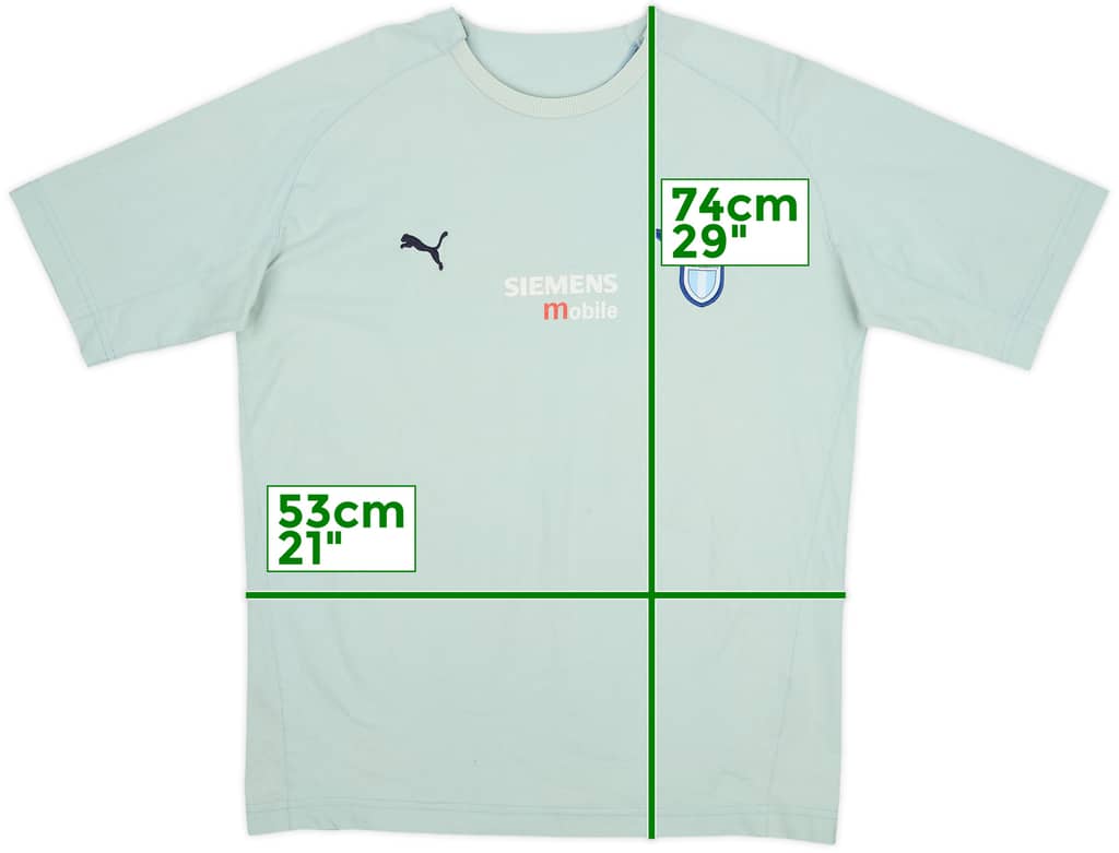 2006-07 Lazio Puma Cotton Tee - 6/10 - (L)