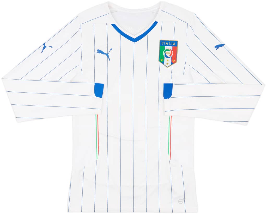 2014-15 Italy Player Issue ACTV Away L/S Shirt - 9/10 - (XL)