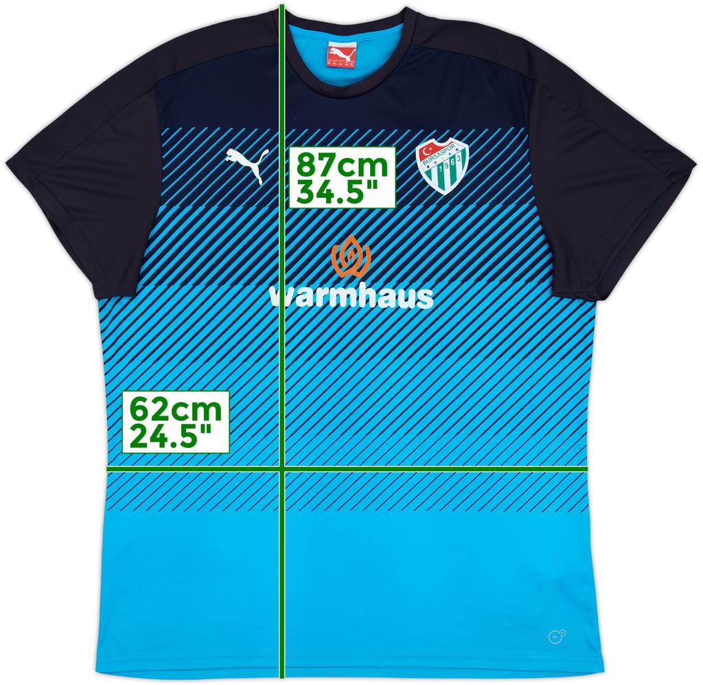 2016-17 Bursaspor Third Shirt - 8/10 - (3XL)