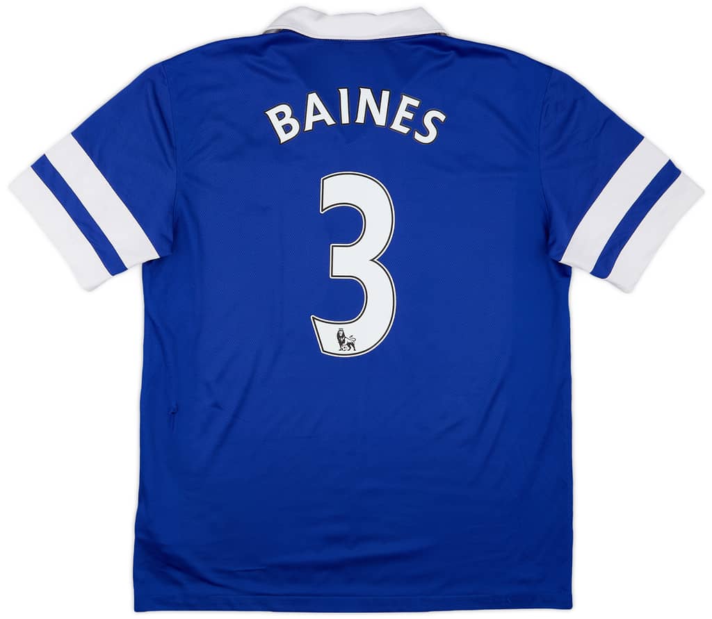 2013-14 Everton Home Shirt Baines #3