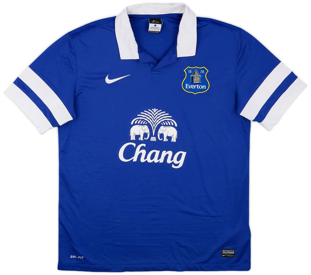 2013-14 Everton Home Shirt Baines #3