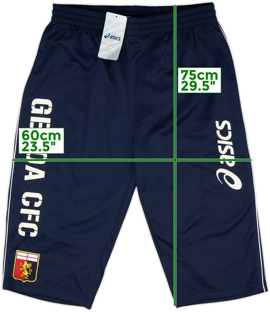 2010-11 Genoa Asics 3/4 Track Pants/Bottoms (XL)