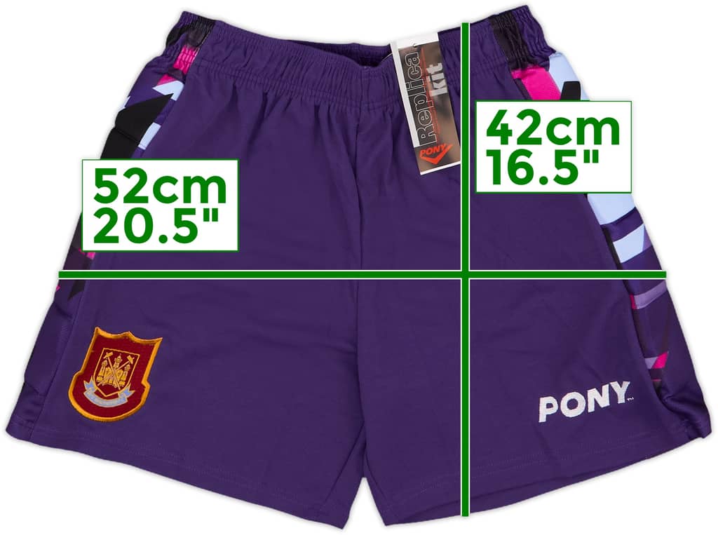 1997-98 West Ham GK Shorts (XL.Boys)