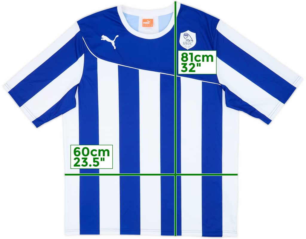 2013-14 Sheffield Wednesday Home Shirt - 8/10 - (XL)