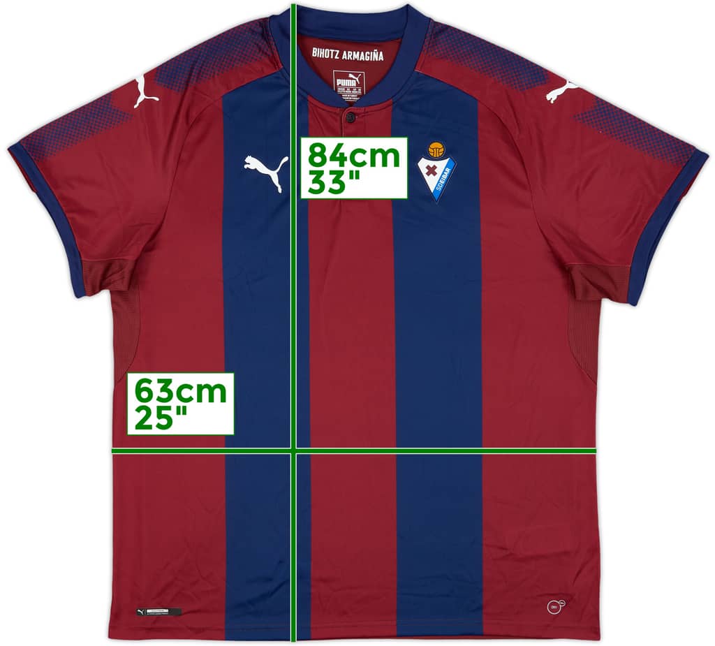 2017-18 Eibar Home Shirt - 8/10 - (XXL)