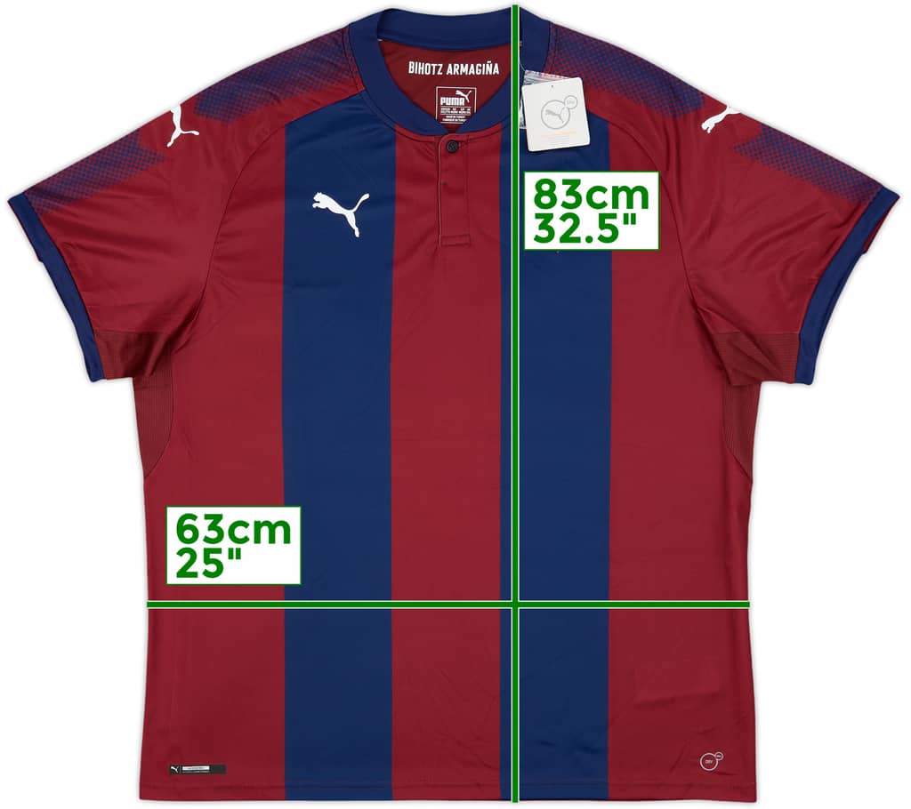2017-18 Eibar Home Shirt - 10/10 - (XXL)