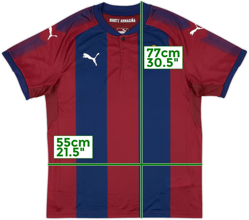2017-18 Eibar Home Shirt - 8/10 - (L)