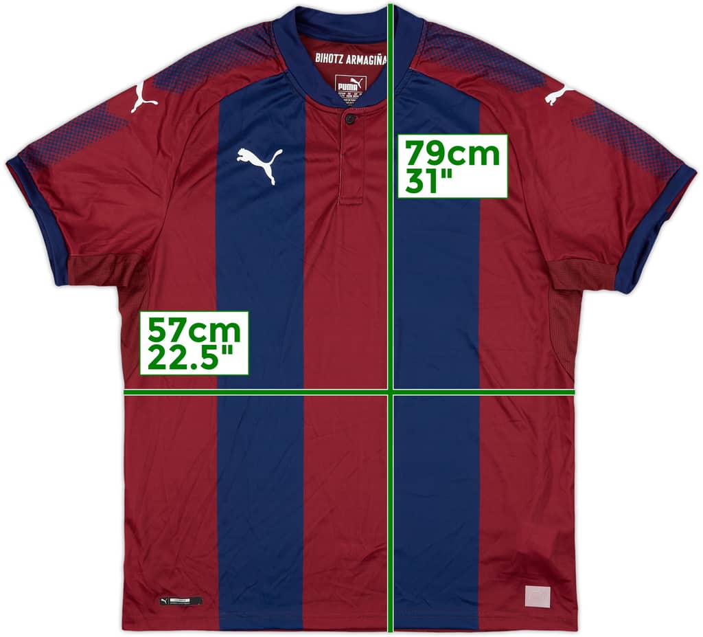 2017-18 Eibar Home Shirt - 9/10 - (XL)