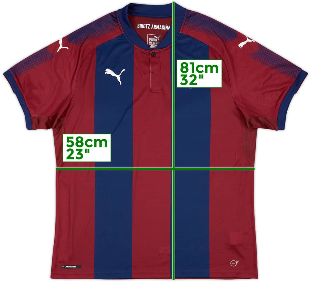 2017-18 Eibar Home Shirt - 10/10 - (XL)