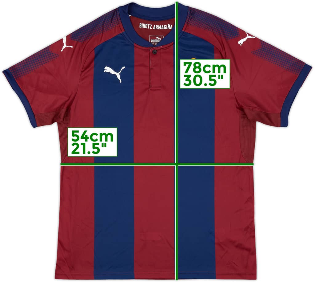2017-18 Eibar Home Shirt - 8/10 - (L)