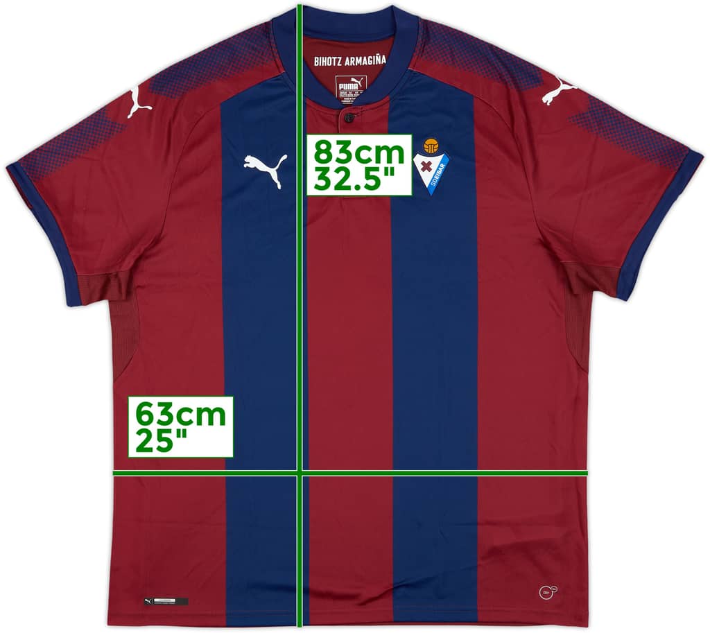 2017-18 Eibar Home Shirt - 8/10 - (XXL)
