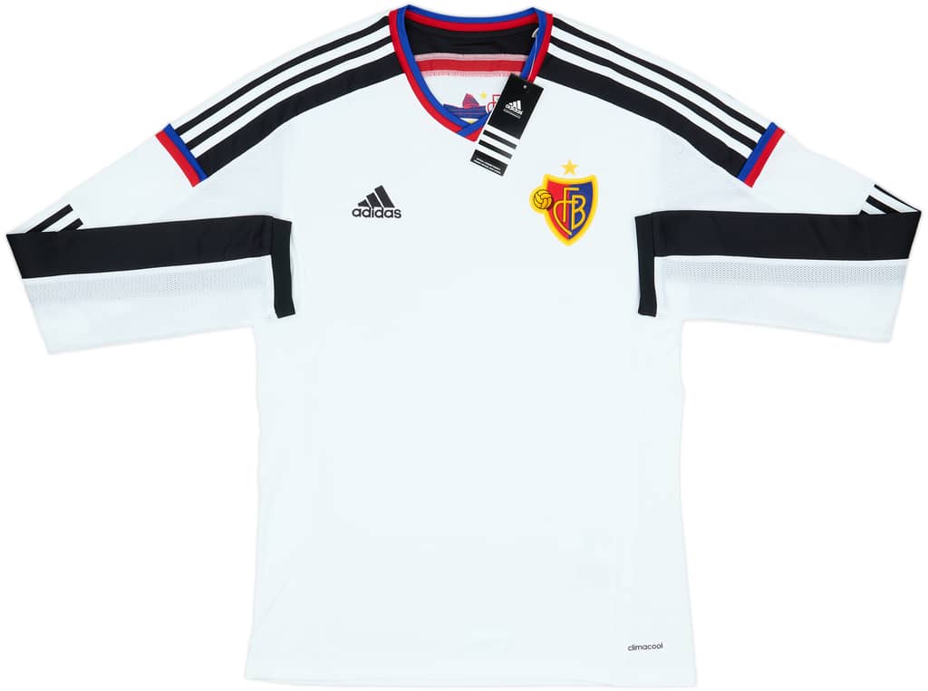 Camiseta de visitante versión jugador L/S del FC Basel 2014-15 (M)