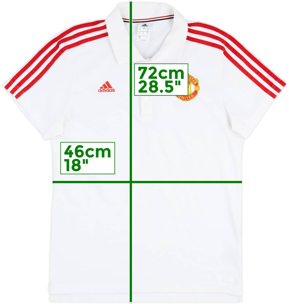 2015-16 Manchester United adidas Polo Shirt - 6/10 - (M)
