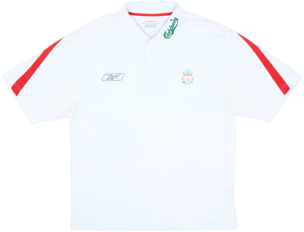 2003-04 Liverpool Reebok Polo Shirt - 8/10 - (L)