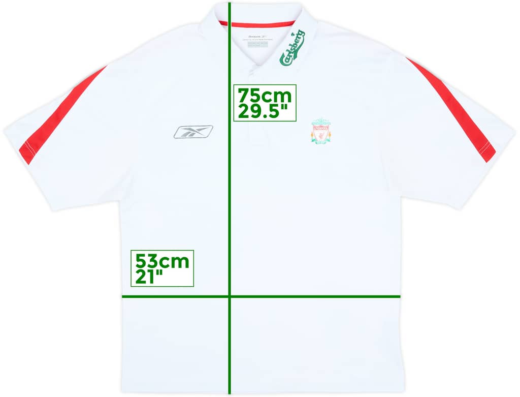 2003-04 Liverpool Reebok Polo Shirt - 8/10 - (L)