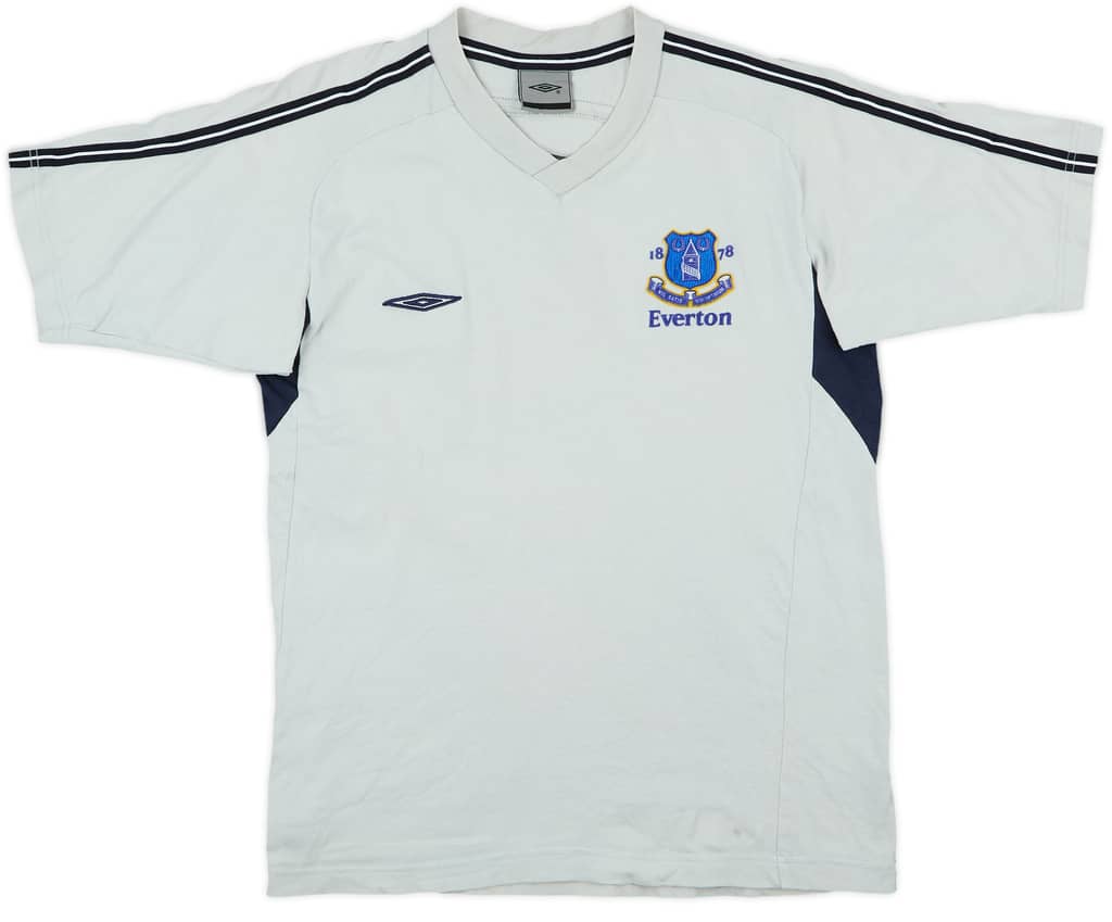 Camiseta de algodón Umbro del Everton 2005-06 - 8/10 - (S)