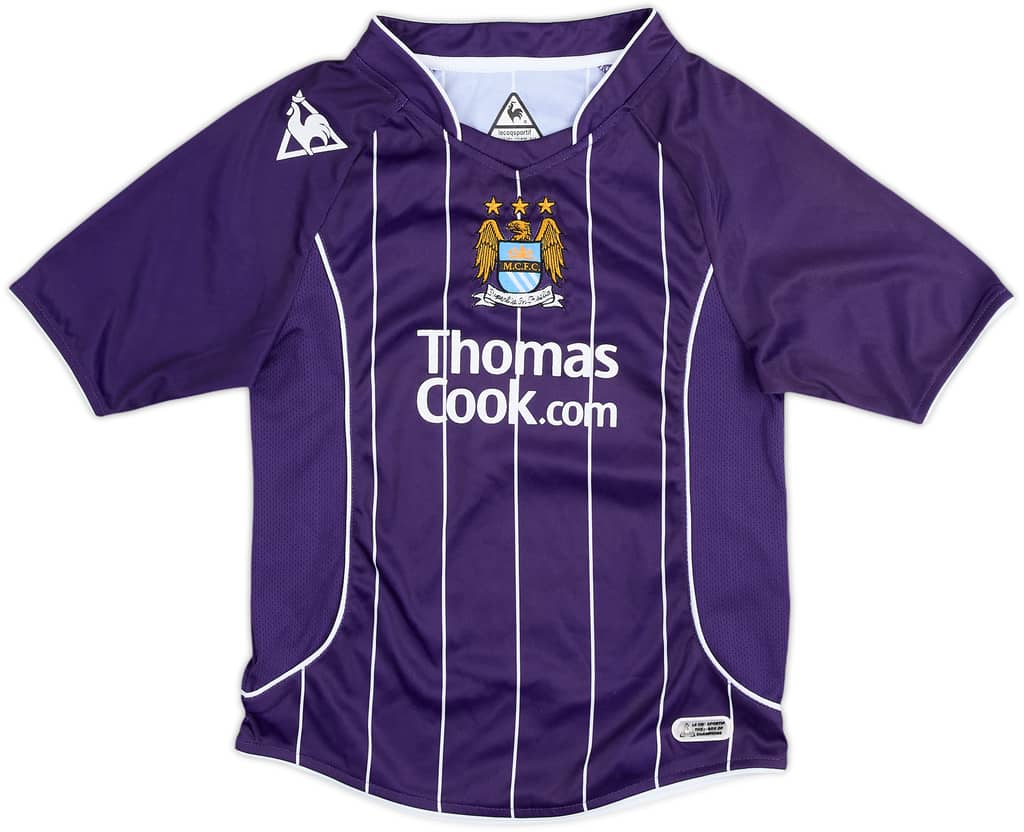 2007-08 Manchester City Away Shirt - 8/10 - (11-12 Years)