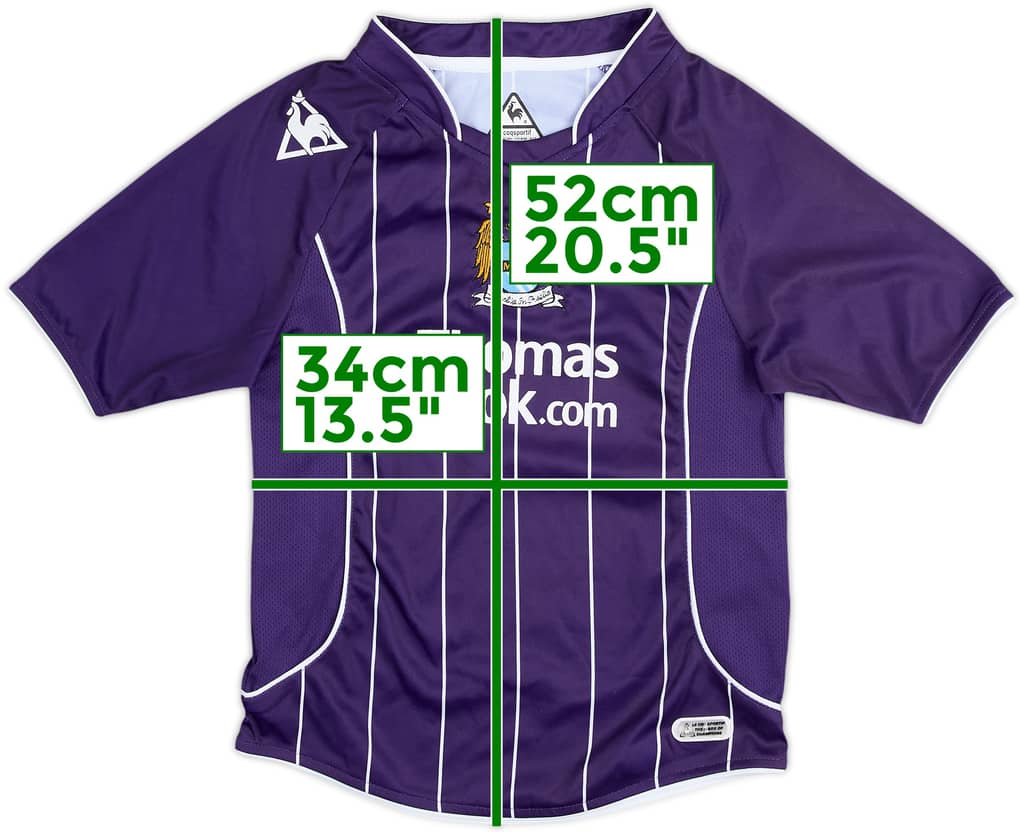 2007-08 Manchester City Away Shirt - 8/10 - (11-12 Years)