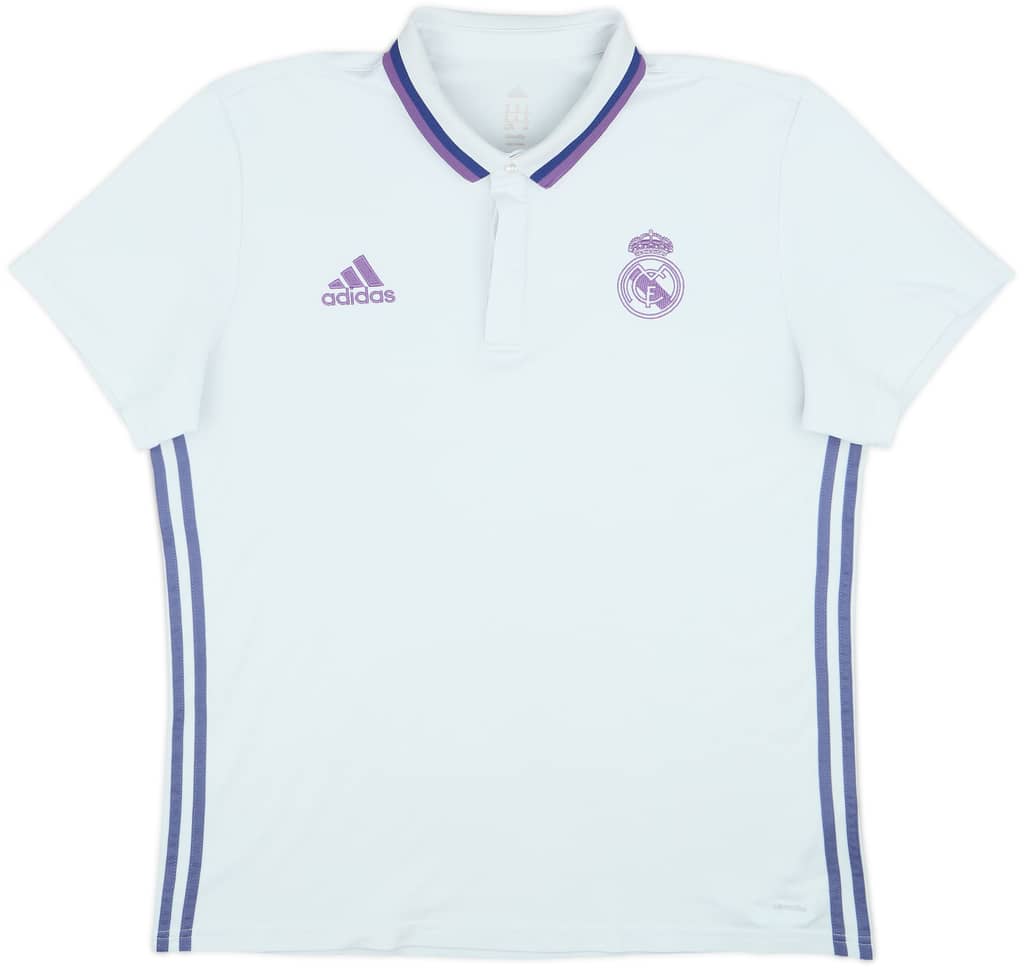 2016-17 Real Madrid adidas Polo Shirt - 6/10 - (XL)
