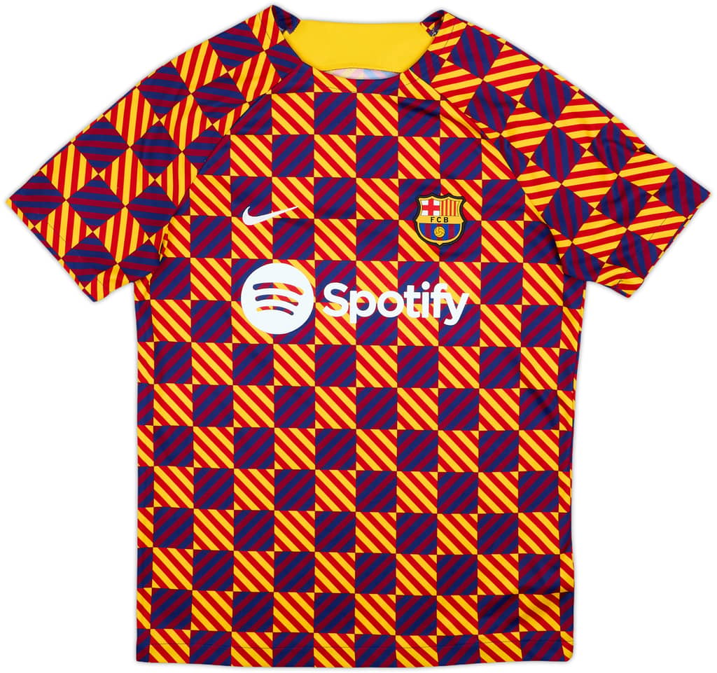 2023-24 Barcelona Nike Training Shirt - 9/10 - (M)