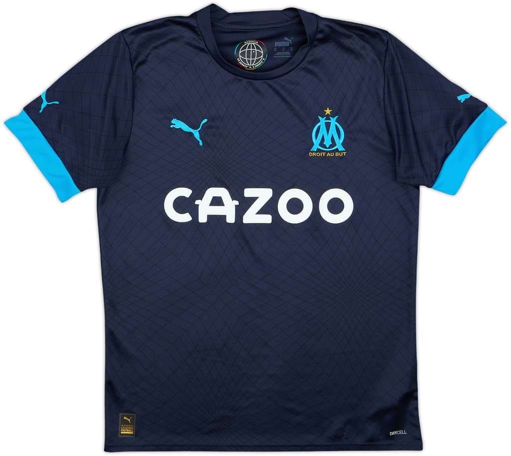 2022-23 Olympique Marseille Away Shirt - 10/10 - (M)