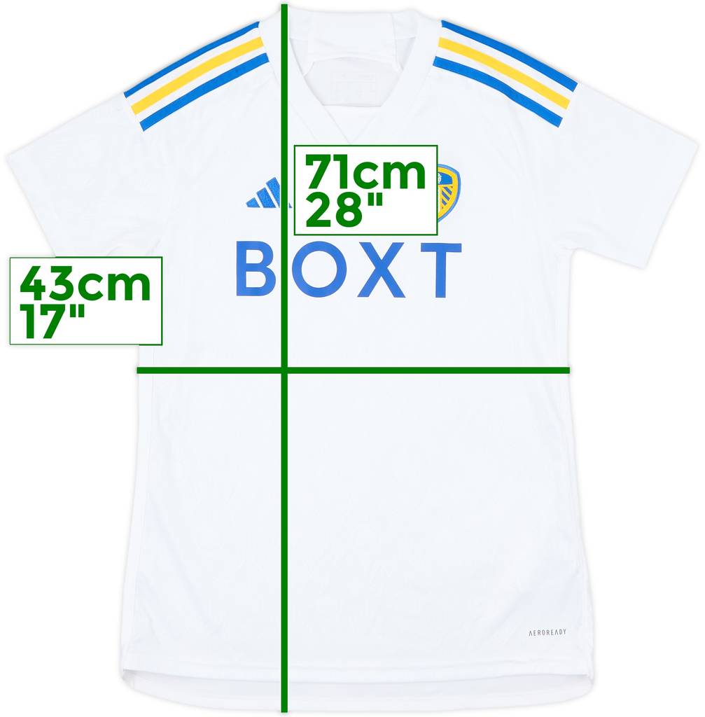 2023-24 Leeds United Home Shirt - 9/10 - (Women's S)