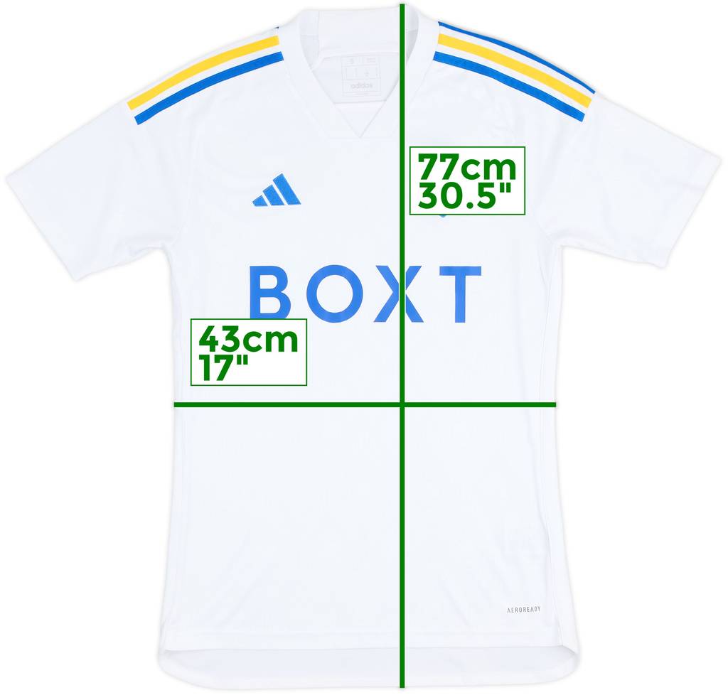 2023-24 Leeds United Home Shirt - 7/10 - (S)