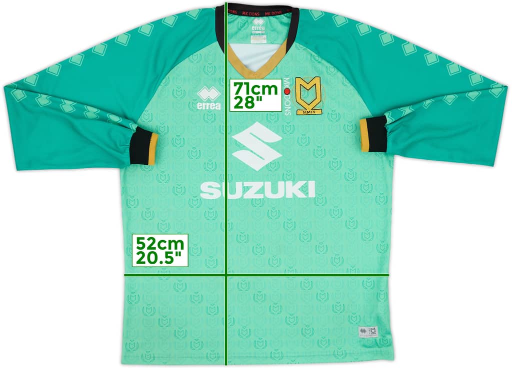 2020-21 MK Dons GK Shirt - 8/10 - (M)