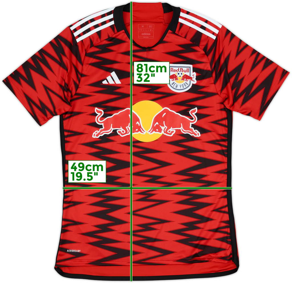 2024-25 New York Red Bulls Home Shirt - 6/10 - (M)