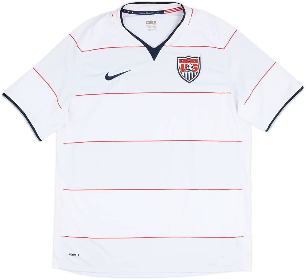 2008-09 Estados Unidos Local Camiseta - 8/10 - (L)