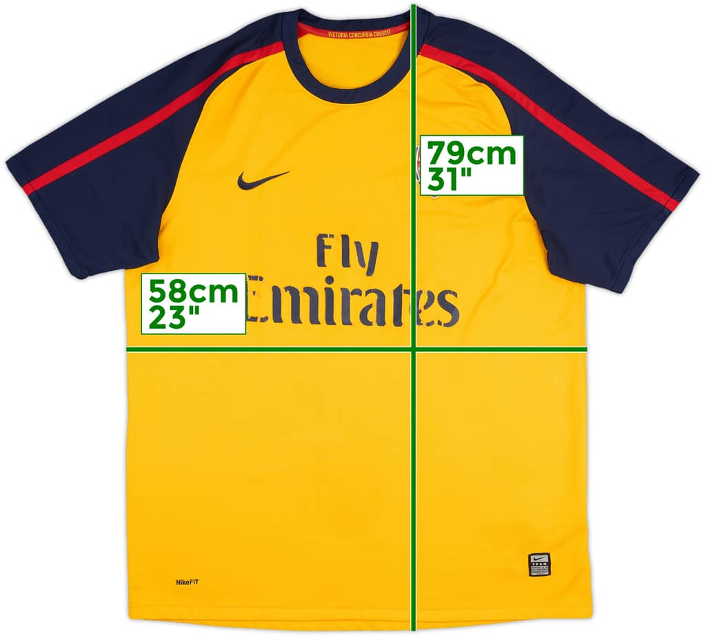 2008-09 Arsenal Away Shirt - 5/10 - (XL)