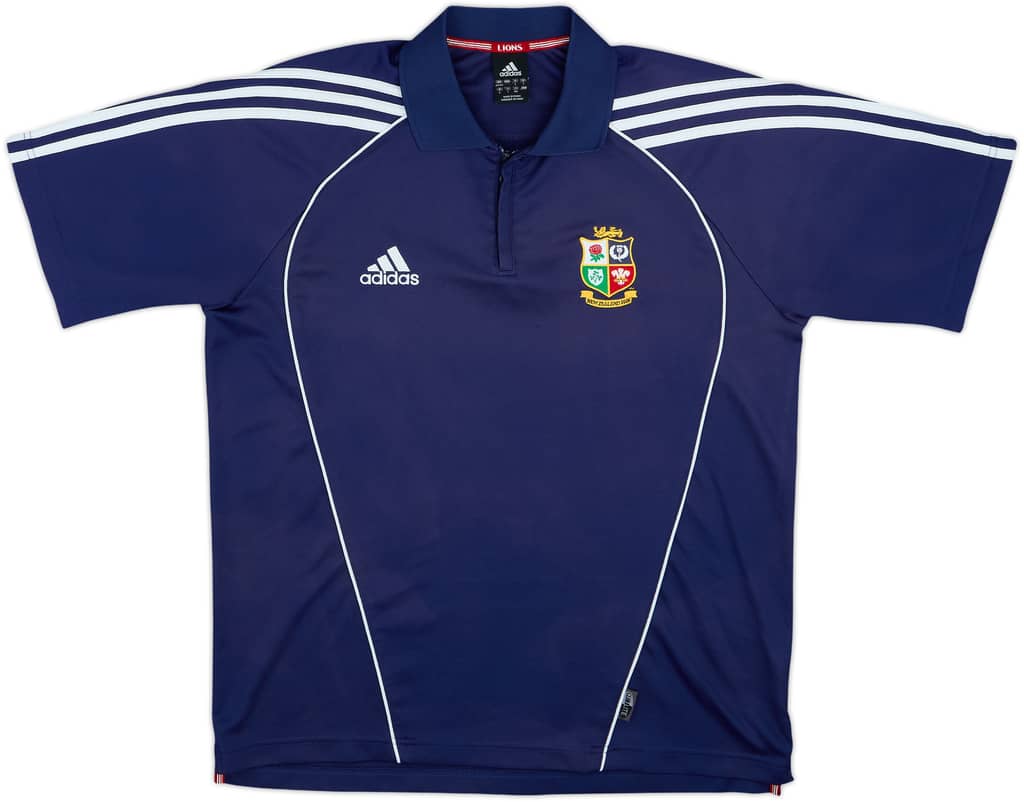 2005 British & Irish Lions adidas 1/4 Zip Polo Shirt - 7/10 - (L)