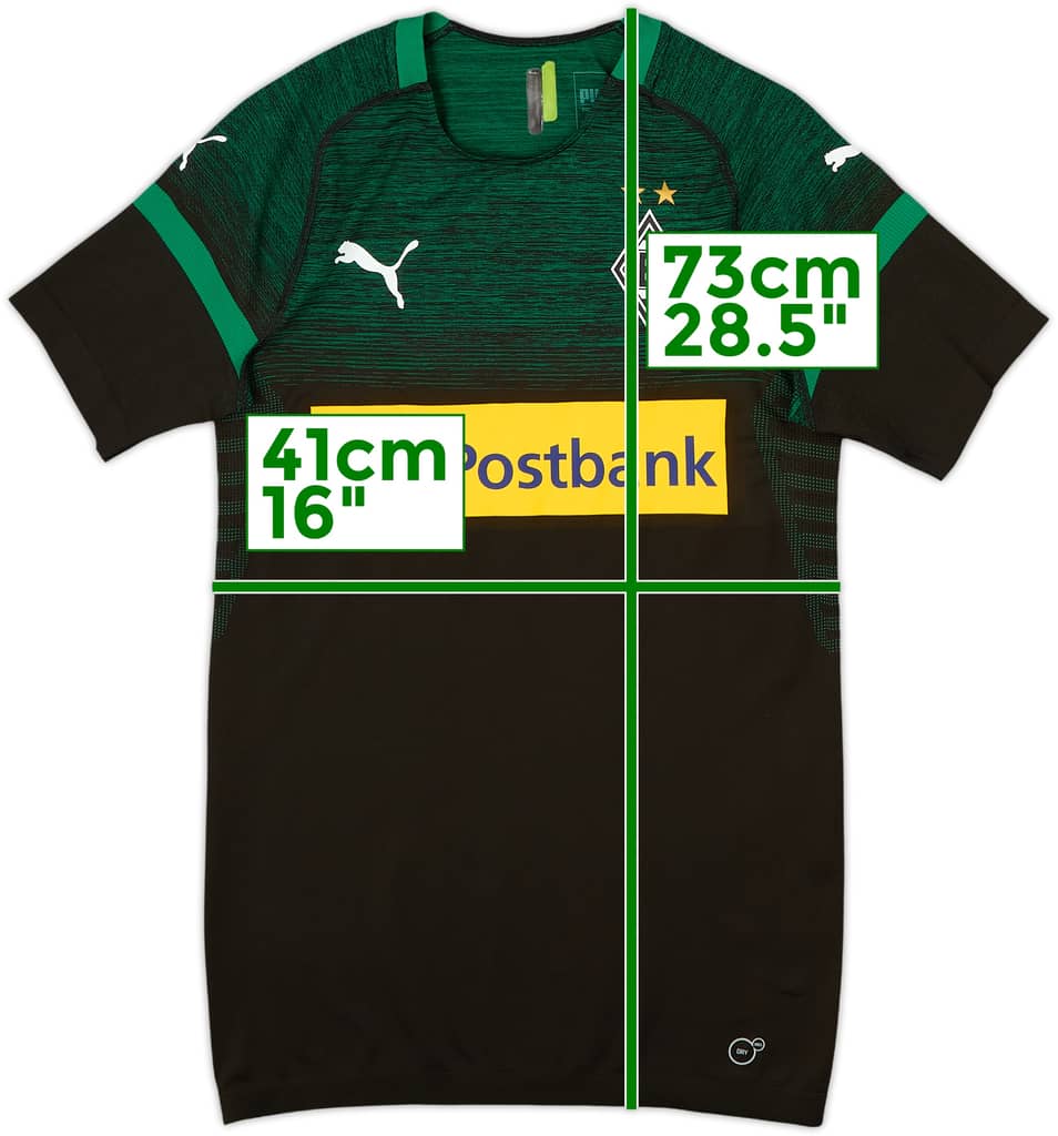 2018-19 Borussia Monchengladbach Authentic Away Shirt - 6/10 - (M)