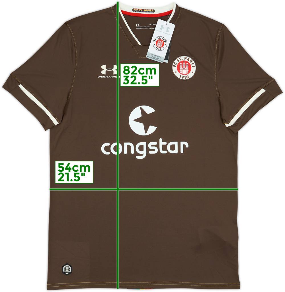 2020-21 FC St Pauli Home Shirt (L)