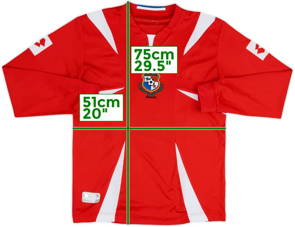 Camiseta de local de Panamá 2007-08 L/S - 5/10 - (L)