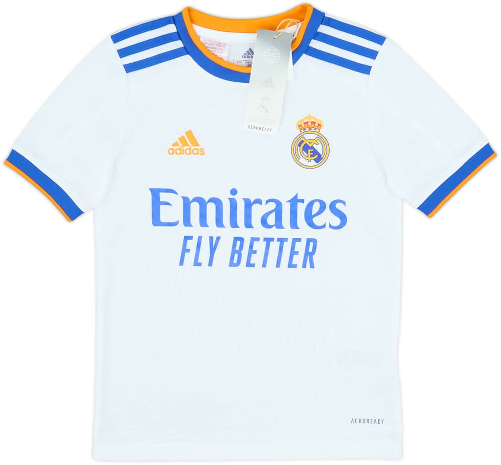 2021-22 Real Madrid Home Shirt (7-8 Years)