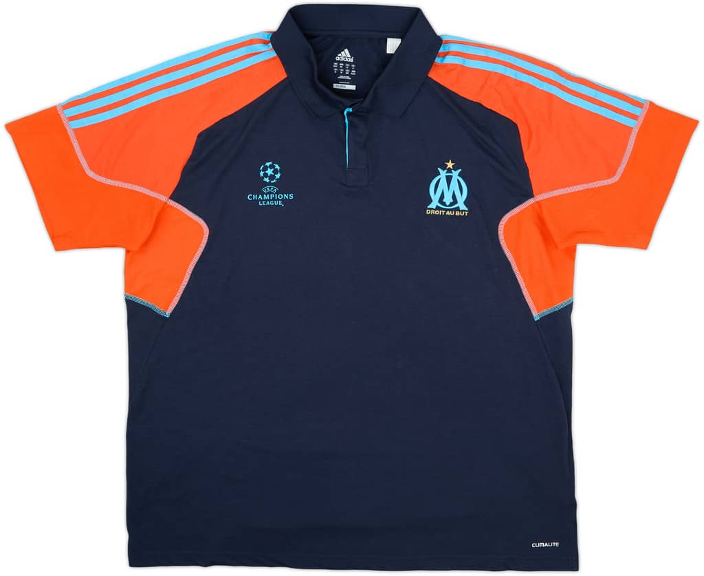 2011-12 Olympique Marseille adidas CL Polo Shirt - 8/10 - (3XL)