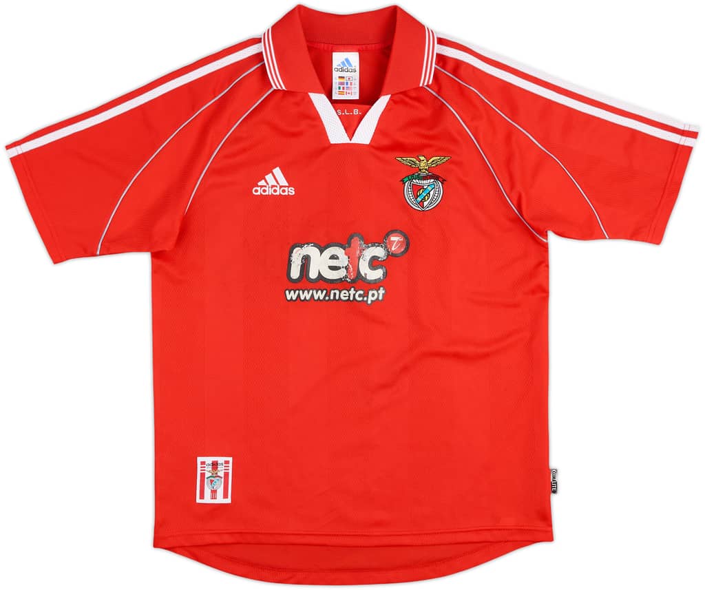 2000-01 Benfica Home Shirt - 5/10 - (15-16 Years)