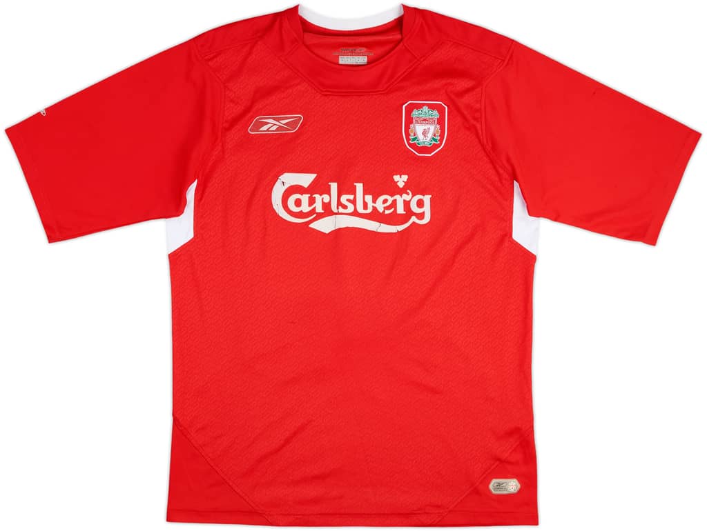 2004-06 Liverpool Camiseta Local - 4/10 - (M)