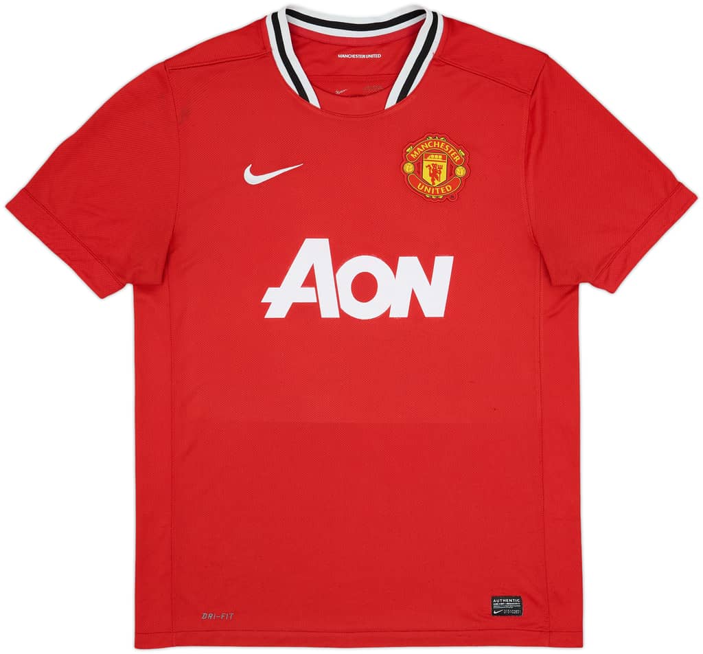 2011-12 Manchester United Home Shirt - 7/10 - (L)
