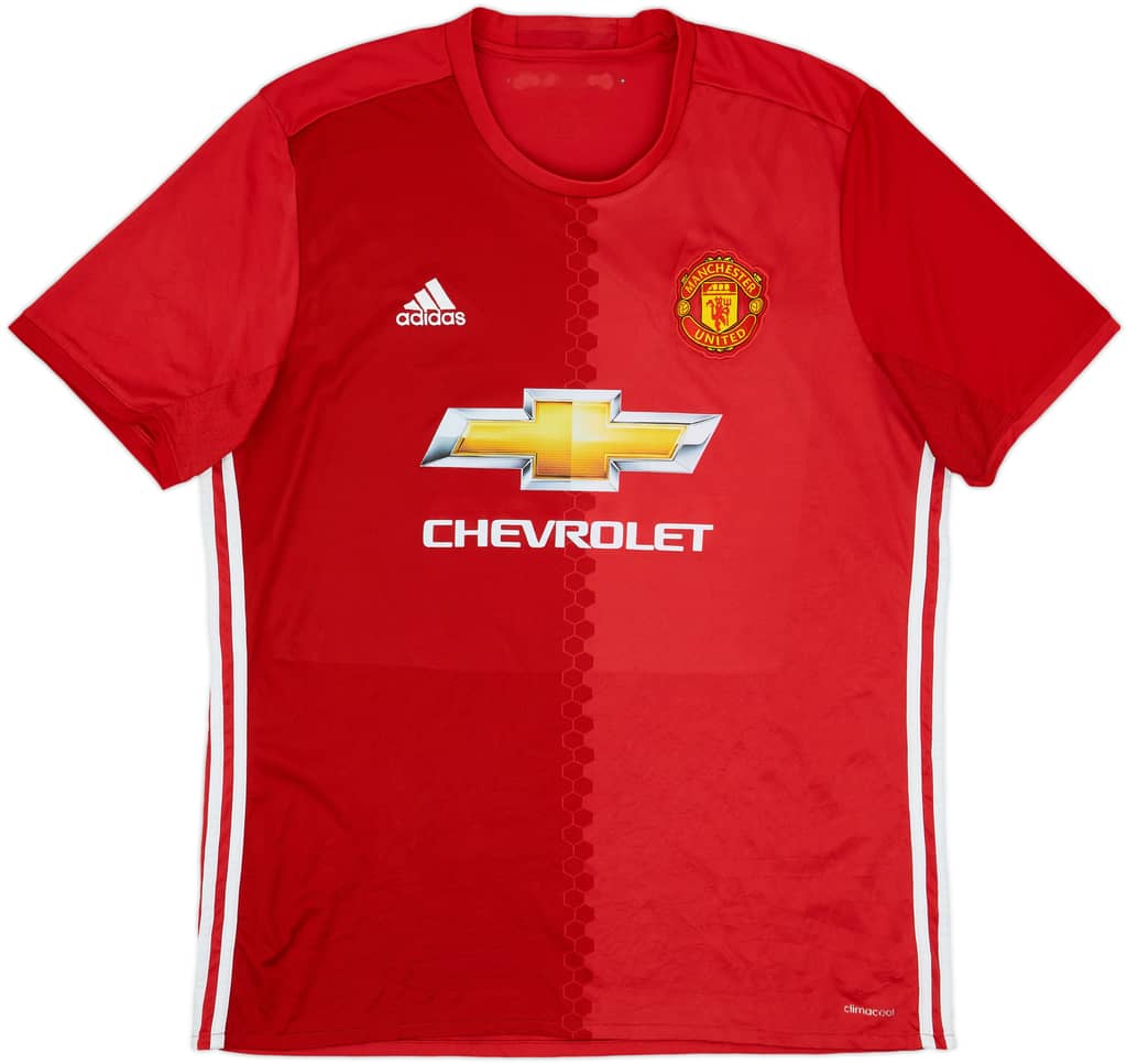 2016-17 Manchester United Home Shirt - 6/10 - (XL)
